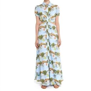 Fasce- NWT Limena Cutout Maxi Dress in Lima Print